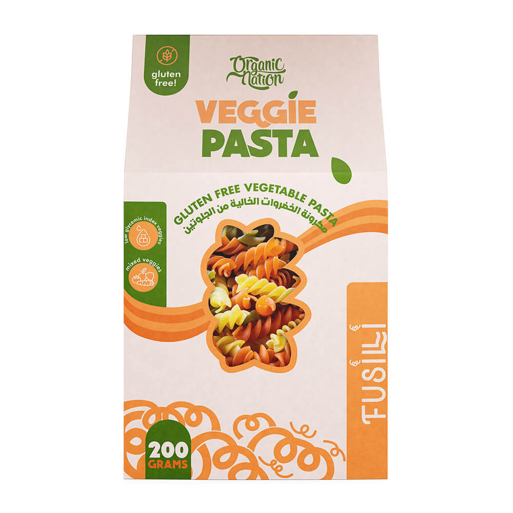 Fusilli Veggie Pasta Organic Nation