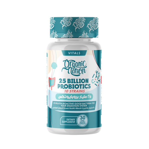 25 بليون بروبيوتيك - 30 كبسولة - 30 كبسولة