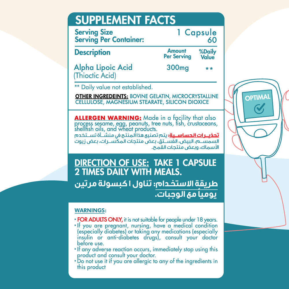Alpha Lipoic Acid-60Serv.-60Caps