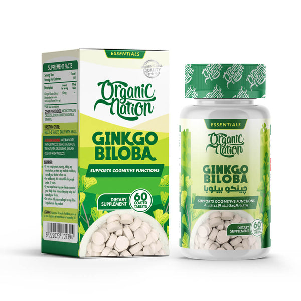Ginkgo Biloba 60mg-60Serv.-60Capsules
