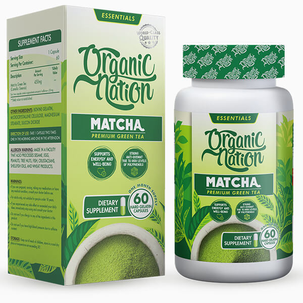 Matcha Premium Green Tea-60Serv.-60 Capsules