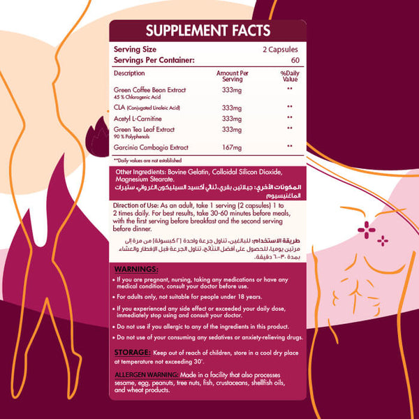 Orensy Weight Management Formula-60Serv.-120 Capsules