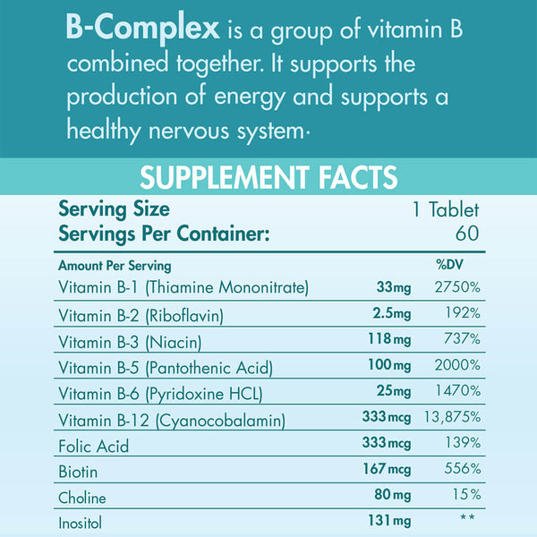 B-Complex -60Serv.-60Tabs