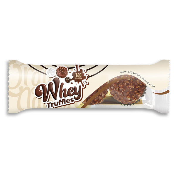 Whey Truffles-Dark Chocolate With Hazelnuts-54G.-3Truffles