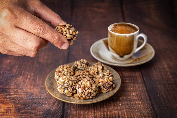 Whey Truffles-Dark Chocolate With Hazelnuts-54G.-3Truffles