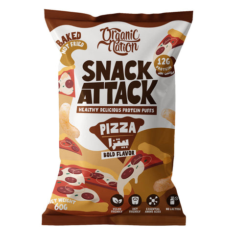 Snack Attack High quality protein Puffs Pizza