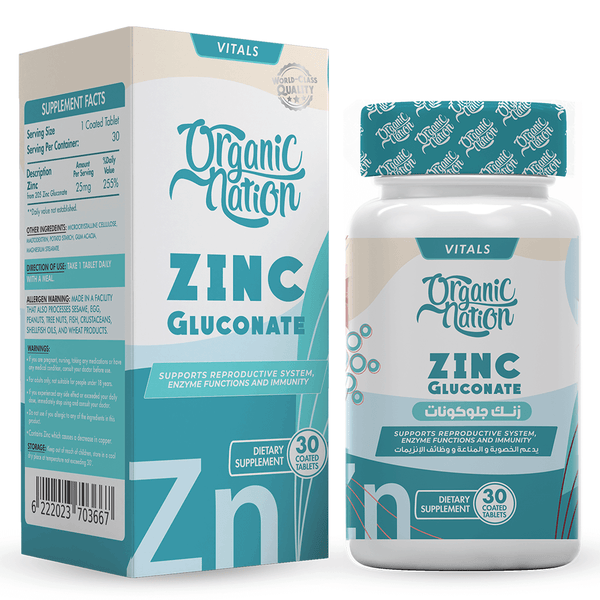 Zinc Gluconate-30Serv.-30Tablets