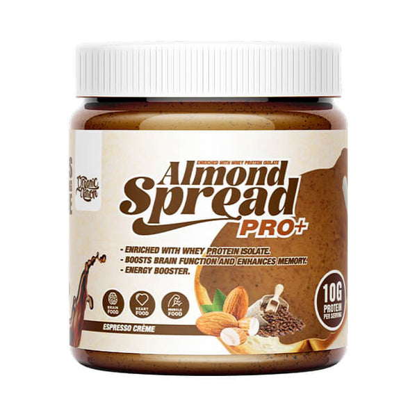 Almond Spread pro Enriched With Whey protein Isolate Espresso Creme