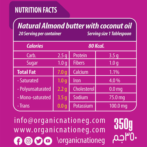 Almond Butter with coconut oil