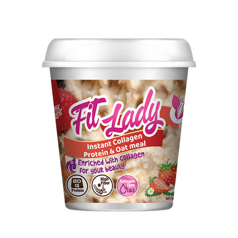 Fit Lady Instant Protein & Oat Meal - Strawberry