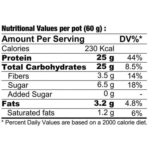 Fit Pot Instant Protein & Oat Meal - Chocolate